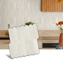 Axyaa 3D Fish Scale Tile Stickers, Matte Finish, 30cm x 30cm - Set of 10