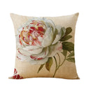 Axyaa Flower Print Cushion Cover 45*45cm Home Decor Sofa Pillow