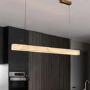 Axyaa Marble Chandelier: Elegant Pure Copper Lighting for Home Decor