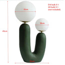 Nordic Ins Glass LED Table Lamp for Bedroom - Modern Minimalist Artistic Lighting by Axyaa