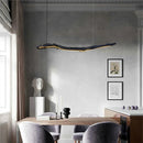Axyaa Nordic LED Strip Lights Chandelier for Home, Office, and Cafe