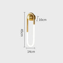 Axyaa Minimalist U-shaped Wall Lamp for Study Living Room Bedroom Background