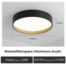 Axyaa LED Circular Ceiling Light for Modern Minimalist Interior Decor
