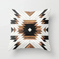 Axyaa Wood Background Mable Tribal Print Cushion Cover - Home Sofa Decor