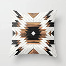 Axyaa Wood Background Mable Tribal Print Cushion Cover - Home Sofa Decor