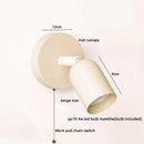 Axyaa Nordic Cream Style LED Wall Sconce with Pull Chain Switch