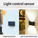 Axyaa Solar LED Wall Light: Outdoor Sensor Lamp for Garden, Waterproof Streetlight