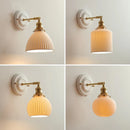 Axyaa Copper Arm LED Wall Sconce Light for Bedroom Bathroom Mirror Stairway