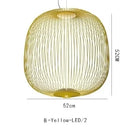 Axyaa Birdcage LED Pendant: Stylish Lighting for Home, Bar, Bedroom & Restaurant