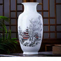 Axyaa Chinese Ceramic Vase Ornaments for Office, Home, Store Decor & Furnishing