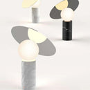 Axyaa Marble Living Room Lamp: Nordic Designer Bedside Art Ball Learning Light