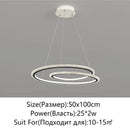 Axyaa Modern Minimalist Chandelier: Dimmable Pendant Light for Dining Table, Bar, and Home