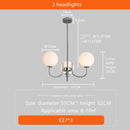 Axyaa Bubble Glass Multi-head LED Pendant Light for Creative Personality