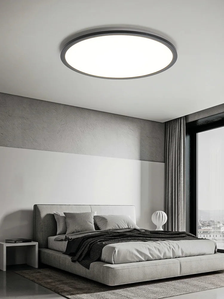 Axyaa Ultrathin LED Ceiling Lamp, Modern Round Lights for Living Room, Bedroom, and Dining Area