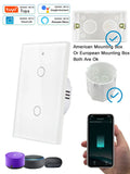 Axyaa Smart WiFi RF433 Touch Switch Voice Control App Panel Alexa Compatible