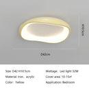 Axyaa Circle LED Ceiling Lamp: Dimmable Full Spectrum Light for Home Decor