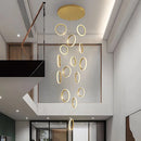 Axyaa Nordic Luxury LED Chandelier for Dining Room, Living Room, and Stairs