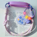 Axyaa Purple Braid Cup Holder Lanyard for 6-10cm Cup Mouth - Portable & Universal