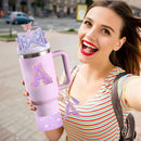 Axyaa Cup Set: Straw Topper, Boot, Stoppers, Handle Charms, Sticker for 30oz 40oz Tumbler