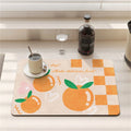 Axyaa Cartoon Print Kitchen Coasters Set for Glasses and Dishes