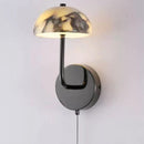 Axyaa Mushroom Natural Stone Wall Light LED Sconce for Bedroom, Foyer, Dining Room