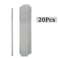Axyaa Stainless Steel Reusable Drinking Straws - Set of 20