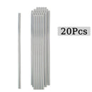 Axyaa Stainless Steel Reusable Drinking Straws - Set of 20