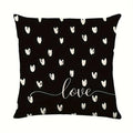Axyaa Little Angel Love Arrow Pillowcase: Home Room Sofa Cushion Cover Gift