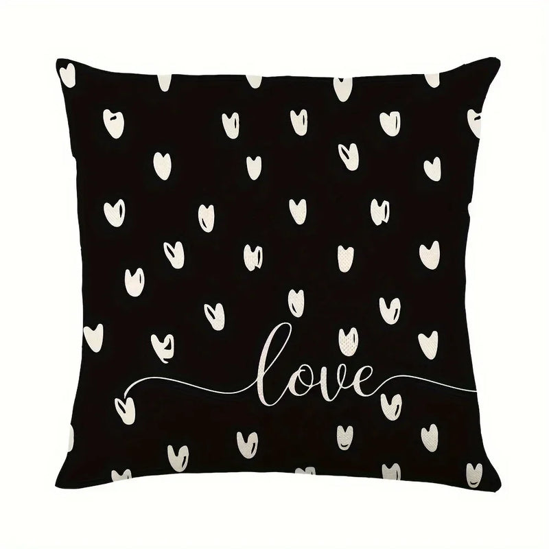 Axyaa Little Angel Love Arrow Pillowcase: Home Room Sofa Cushion Cover Gift