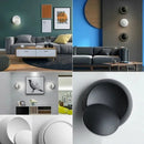 Axyaa LED Crescent Wall Light: Adjustable, Modern Minimalist Design for Bedroom, Living Room