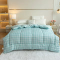 Axyaa Winter Microfiber Duvet Comforter - Thick & Washable - Small Queen King Size