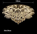 Axyaa Adjustable Crystal LED Ceiling Lamp for Modern Living Room, Bedroom, Dining Room