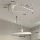 Axyaa Colorful UFO Pendant Light with Movable Arm for Eye Protection Lighting