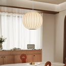 Axyaa Nordic Silk LED Pendant Light for Dining Bar Bedroom.