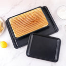 Axyaa Stainless Steel Non-Stick Baking Tray for Bread Cake Loaf Pan BBQ Plate