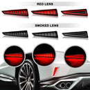 Axyaa Rear Bumper Reflector Lights with Dynamic Turn Signal for Lexus RX350 RX450h