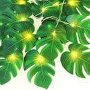 Axyaa LED Tropical Palm Leaves String Lights for Jungle Wedding Decor