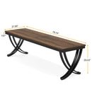 Axyaa 78.7" Double Computer Desk for Home Office – Spacious 2-Person Work Desk