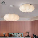 Axyaa Nordic White Cloud Ceiling Light with Remote Control