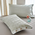 Axyaa Cozy Double-Side Quilted Cotton Pillowcase with Button Lock