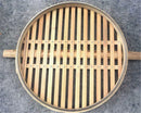 Axya Large Bamboo Steamer Pot Tray for Buns, Dumplings, Fish, and Rice