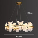 Axyaa Modern LED Chandeliers for Dining Room Indoor Pendant Lamp Lighting