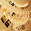 Axyaa Photo Clip Fairy Lights: Festive USB/ Battery Operated String Lights for Decor