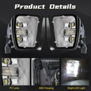 Axyaa LED Fog Lamp & DRL for Dodge Ram 1500 2013-2018 White Waterproof Car Accessories