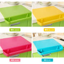 Axyaa Kitchen Cutting Board Set with Storage Tank - Durable Plastic Fruit Cutting Board