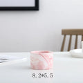 Axyaa Marble Ceramic Succulent Planter Set