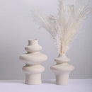 Axyaa Ceramic Spiral Vase | Modern Home Decor Living Room Decoration