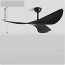 Axyaa Black White Ceiling Fan with Remote 6 Speed for Living Room