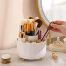 Axyaa 360° Rotating Makeup Brush Holder, 5 Slot Cup for Bathroom Dressing Table