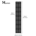 Axyaa Over the Door Shoe Organizer with Large Mesh Pockets